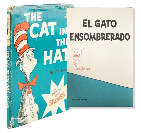 Lot #6143 Dr. Seuss Signed Book - The Cat in the Hat - Image 1