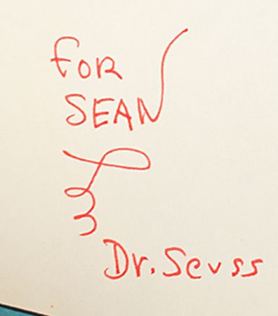 Lot #6143 Dr. Seuss Signed Book - The Cat in the Hat - Image 2