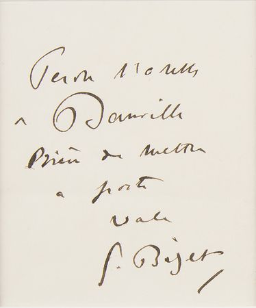 Lot #6232 Georges Bizet Signature - Image 2