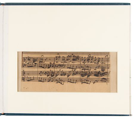 Lot #6215 Johann Sebastian Bach Handwritten Church Cantata Manuscript - Image 3