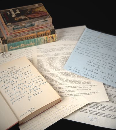 Lot #6144 John Steinbeck Incredible, Intimate Archive to His Typist: (7) Signed Books and (26) Letters - Image 1