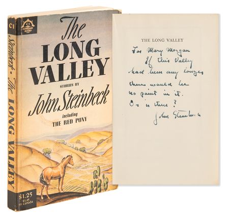 Lot #6144 John Steinbeck Incredible, Intimate Archive to His Typist: (7) Signed Books and (26) Letters - Image 10
