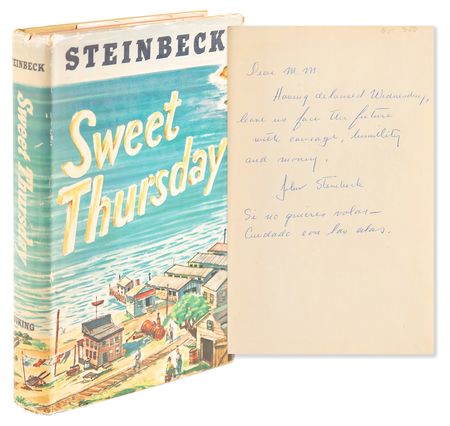 Lot #6144 John Steinbeck Incredible, Intimate Archive to His Typist: (7) Signed Books and (26) Letters - Image 11