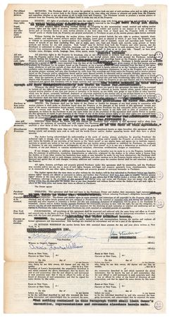 Lot #6145 John Steinbeck Signed Contract and Typed Letter Signed for 'The Winter of Our Discontent' - Image 3