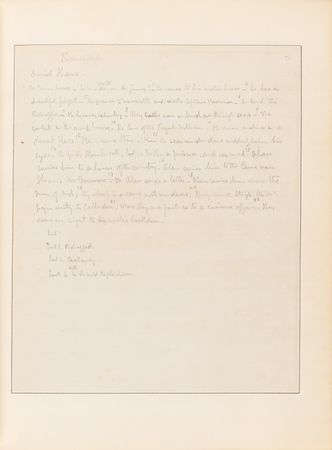 Lot #6147 Robert Louis Stevenson Autograph Manuscript Signed for the Publication of Kidnapped, with Original Drawings - Image 2