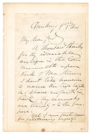 Lot #6205 John Greenleaf Whittier Autograph Letter Signed, Hoping to 