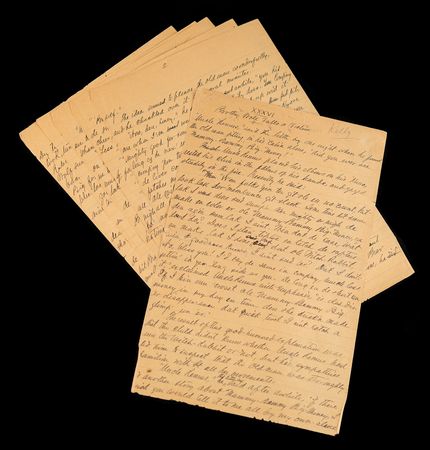 Lot #6099 Joel Chandler Harris Handwritten Manuscript for 'Br'er Wolf Falls a Victim' - Image 1