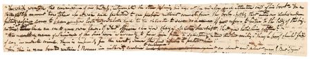 Lot #6168 James Fenimore Cooper Handwritten Manuscript Excerpt from 'The Water-Witch' - Image 2