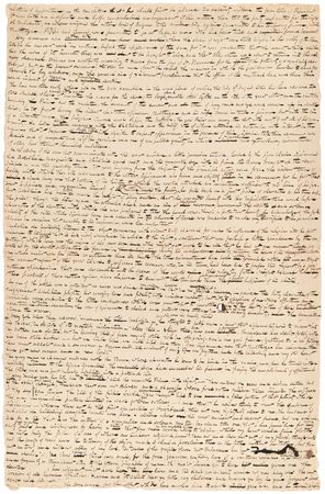 Lot #6083 James Fenimore Cooper Handwritten Manuscript for 'The Headsman' - Image 2