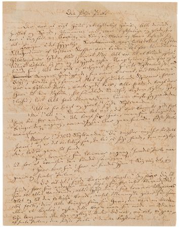 Lot #6070 Hans Christian Andersen Autograph Manuscript Signed for 'The Last Pearl' - Image 1
