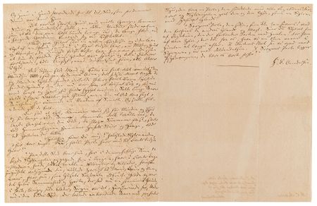 Lot #6070 Hans Christian Andersen Autograph Manuscript Signed for 'The Last Pearl' - Image 2