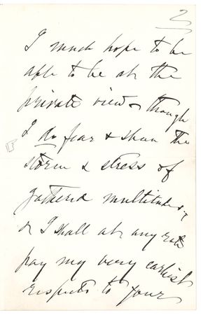 Lot #6109 Henry James Autograph Letter Signed - Image 2