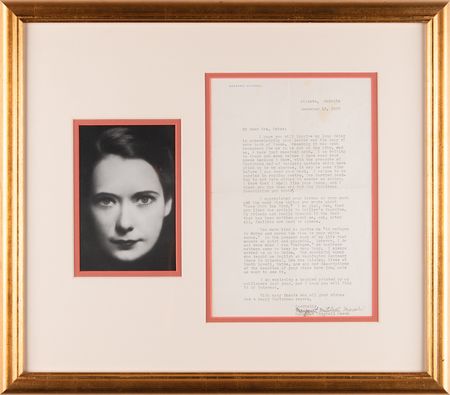 Lot #6126 Margaret Mitchell Typed Letter Signed on 'Gone With the Wind' - Image 1
