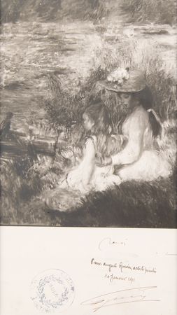 Lot #6027 Pierre-Auguste Renoir Signed Photograph - Image 1