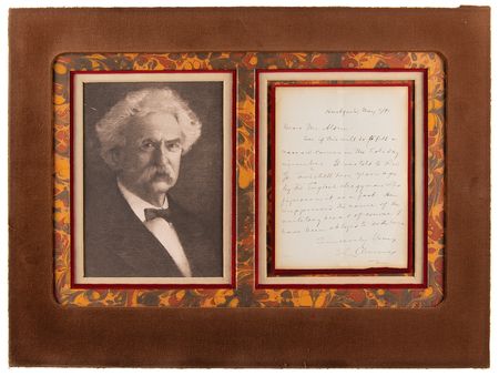 Lot #6081 Samuel L. Clemens Autograph Letter Signed, Submitting to Harper's Magazine - Image 1