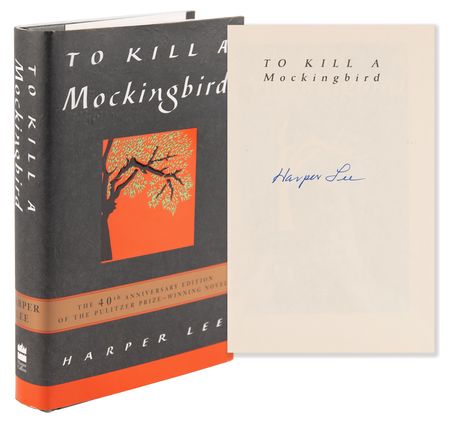 Lot #6117 Harper Lee Signed Book - To Kill a Mockingbird (40th Anniversary Edition) - Image 1