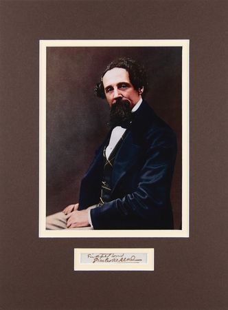 Lot #6089 Charles Dickens Signature - Image 2