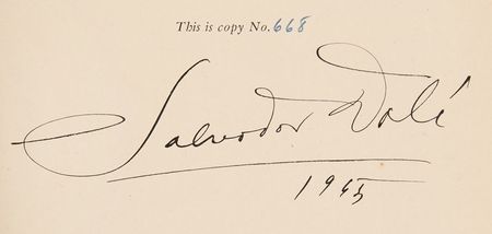 Lot #6006 Salvador Dali Signed Book - Autobiography of Benvenuto Cellini - Image 2