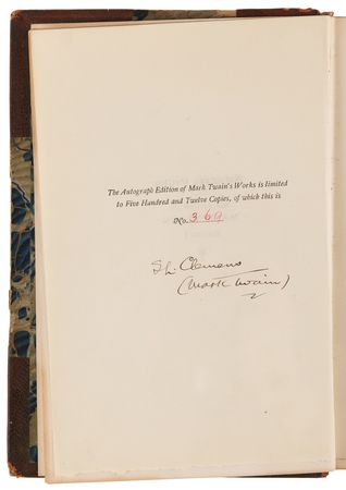 Lot #6078 Samuel L. Clemens Signed Ltd. Ed. Book - The Innocents Abroad - Image 4