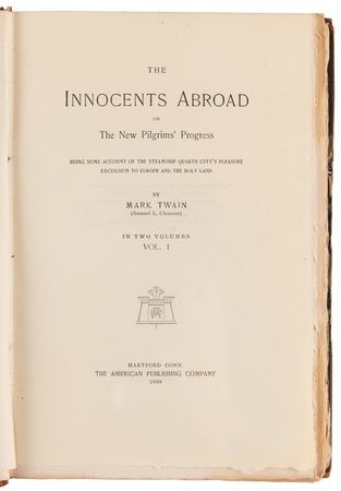 Lot #6078 Samuel L. Clemens Signed Ltd. Ed. Book - The Innocents Abroad - Image 6