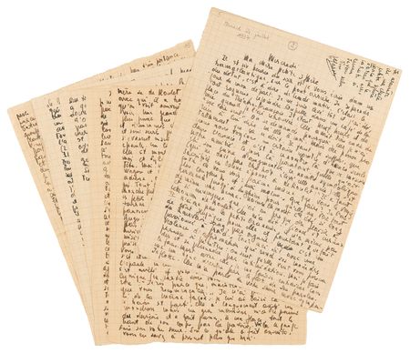 Lot #6137 Jean-Paul Sartre Autograph Letter Signed - Image 1