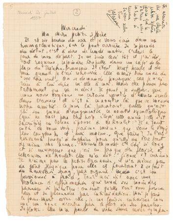 Lot #6137 Jean-Paul Sartre Autograph Letter Signed - Image 2
