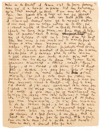 Lot #6137 Jean-Paul Sartre Autograph Letter Signed - Image 5