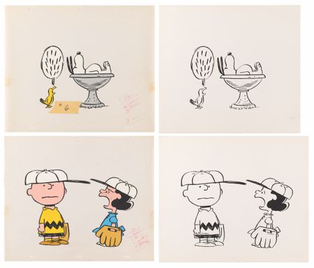 Lot #6030 Charles Schulz (13) Original 'Peanuts' Drawings for Tarzana's 'Snoopy Bridge' - Image 3