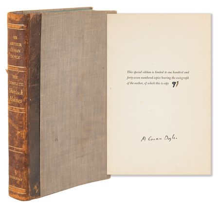 Lot #6091 Arthur Conan Doyle Signed Ltd. Ed. Book - The Complete Sherlock Holmes, Vol. I - Image 1