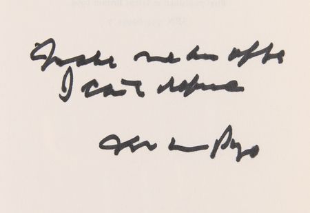Lot #6131 Mario Puzo Signed Book - The Godfather - With Quote: 