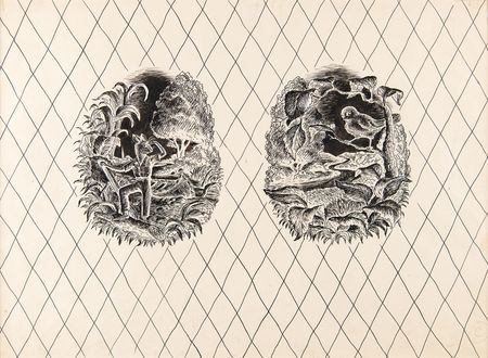 Lot #6047 Garth Williams: Stuart Little Original Drawings for First Edition Endpapers - Image 1
