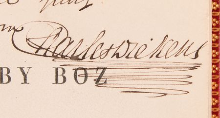 Lot #6085 Charles Dickens Signed Book - Sketches by Boz - Presented to a London Librarian - Image 3