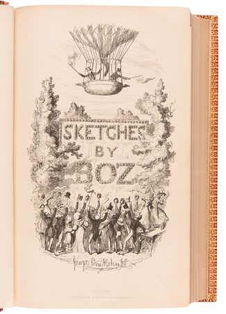 Lot #6085 Charles Dickens Signed Book - Sketches by Boz - Presented to a London Librarian - Image 5