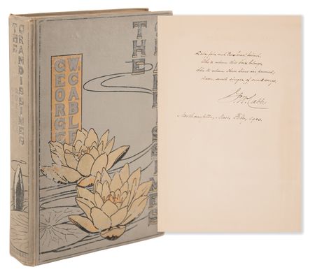 Lot #6163 George Washington Cable Signed Book - The Grandissimes - Image 1