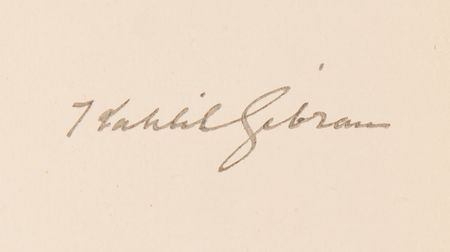 Lot #6096 Kahlil Gibran Signed Ltd. Ed. Book - Sand and Foam - Image 2