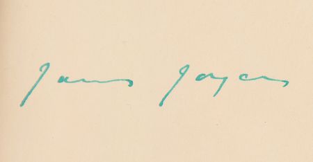 Lot #6112 James Joyce Signed Ltd. Ed. Book - Finnegans Wake - Image 2