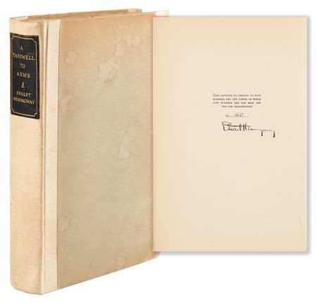 Lot #6100 Ernest Hemingway Signed Ltd. Ed. Book - A Farewell to Arms - Image 1