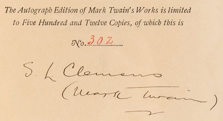 Lot #6082 Samuel L. Clemens Signed Ltd. Ed. Book - The Innocents Abroad - Image 2