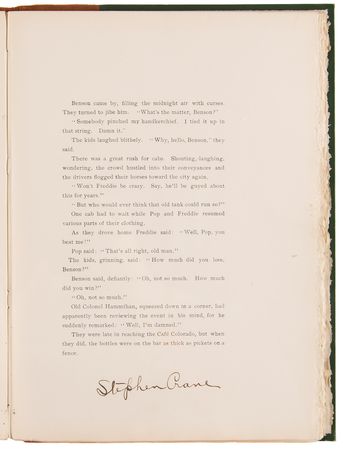 Lot #6084 Stephen Crane Signed Ltd. Ed. Book - The Lanthorn Book - Image 4