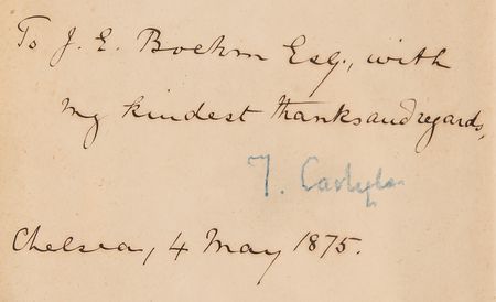 Lot #6166 Thomas Carlyle Signed Book - The Early Kings of Norway - Image 2