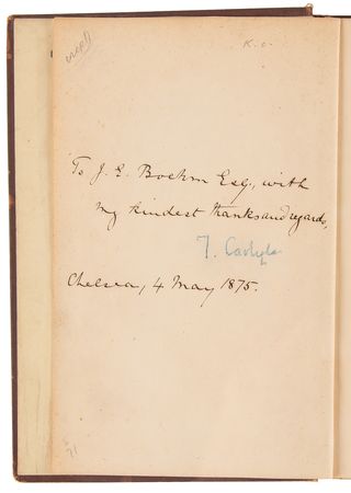 Lot #6166 Thomas Carlyle Signed Book - The Early Kings of Norway - Image 4