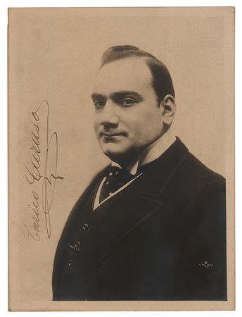 Lot #6234 Enrico Caruso Signed Photograph - Image 1