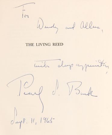 Lot #6074 Pearl S. Buck Hand-Corrected and Signed Typed Draft for The Living Reed - Image 8
