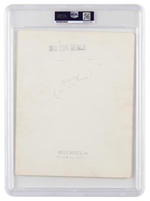 Lot #7391 Milton Berle Signed Photograph - Image 2