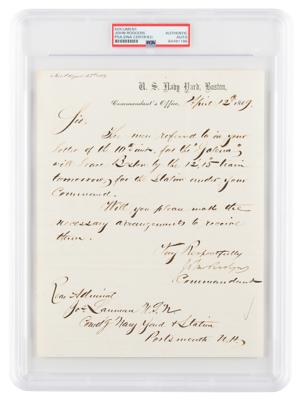 Lot #7160 John Rodgers Letter Signed