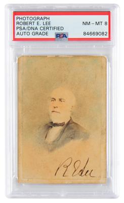 Lot #7145 Robert E. Lee Signed Photograph - PSA