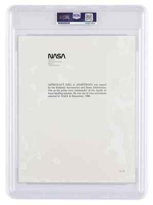 Lot #7168 Neil Armstrong Signed Photograph - PSA MINT 9 - Image 2