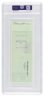 Lot #7032 Barack Obama Twice-Signed Check - PSA GEM MINT 10 - Image 2