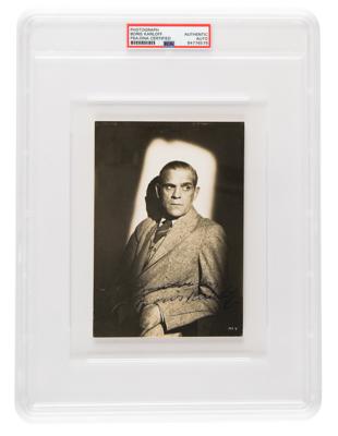 Lot #7413 Boris Karloff Signed Photograph