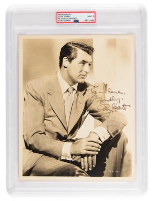 Lot #7383 Cary Grant Signed Photograph - PSA MINT